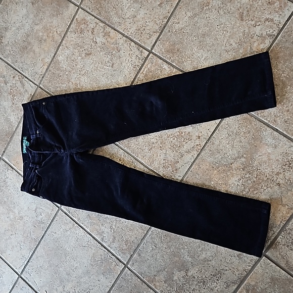 Lauren Ralph Lauren corduroy blue pants size 2 - Picture 3 of 8